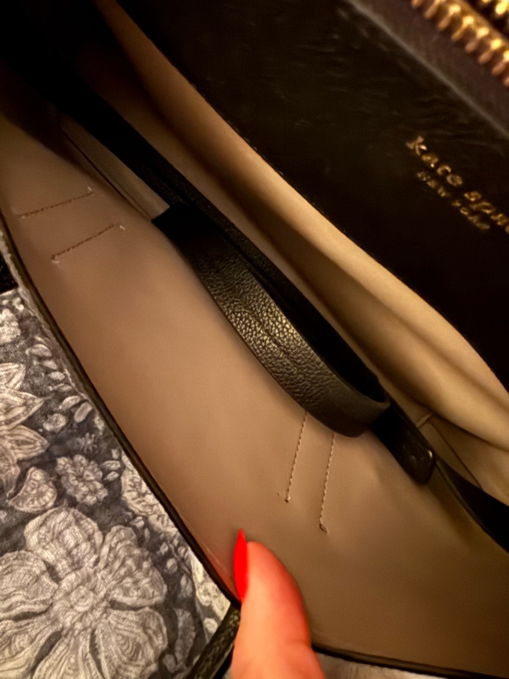 Kate Spade New York Margaux Satchel | Black - Picture 11 of 16